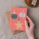 Bauble greeting card