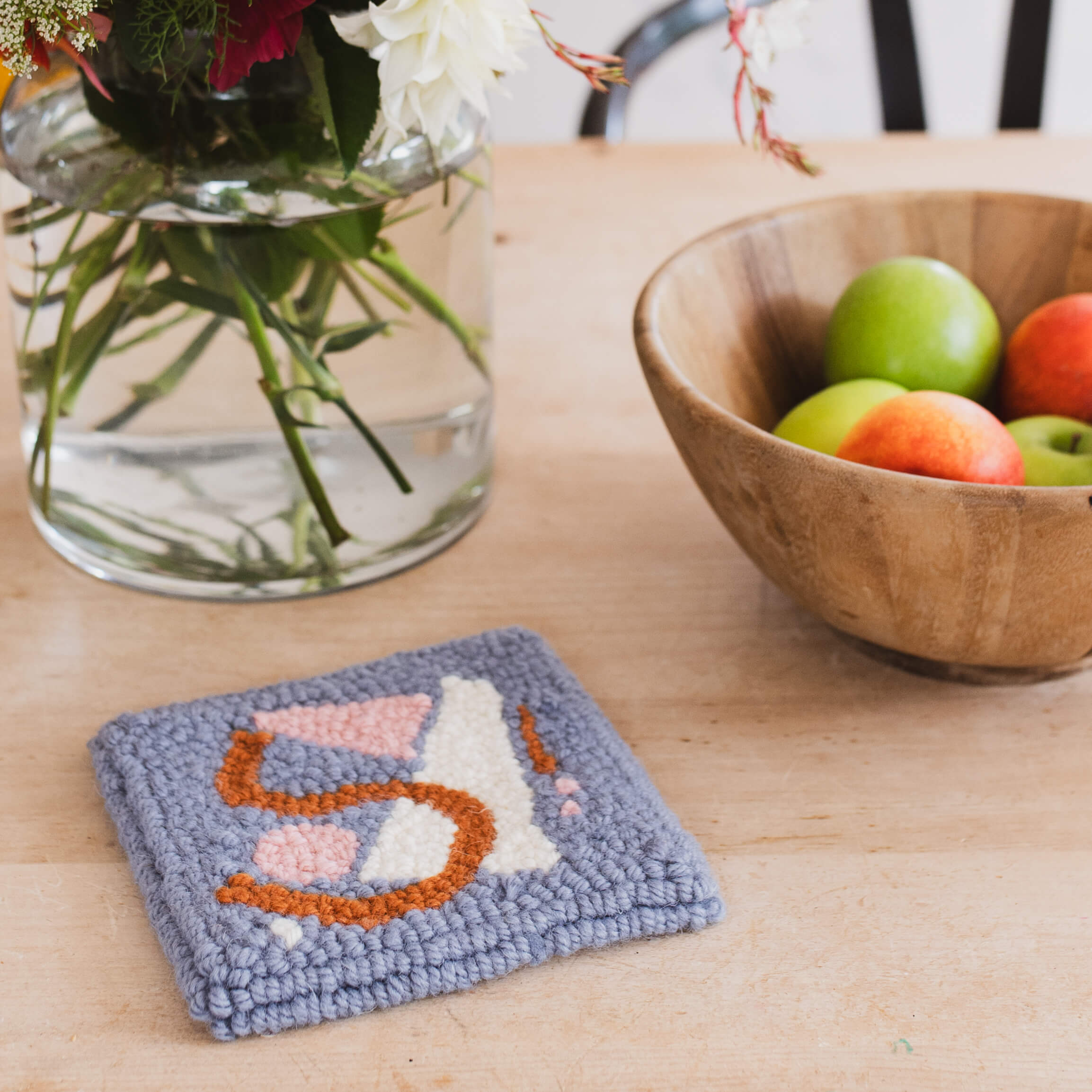 punch needle trivet