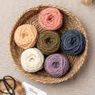 100% wool punch needle rug yarn bundle