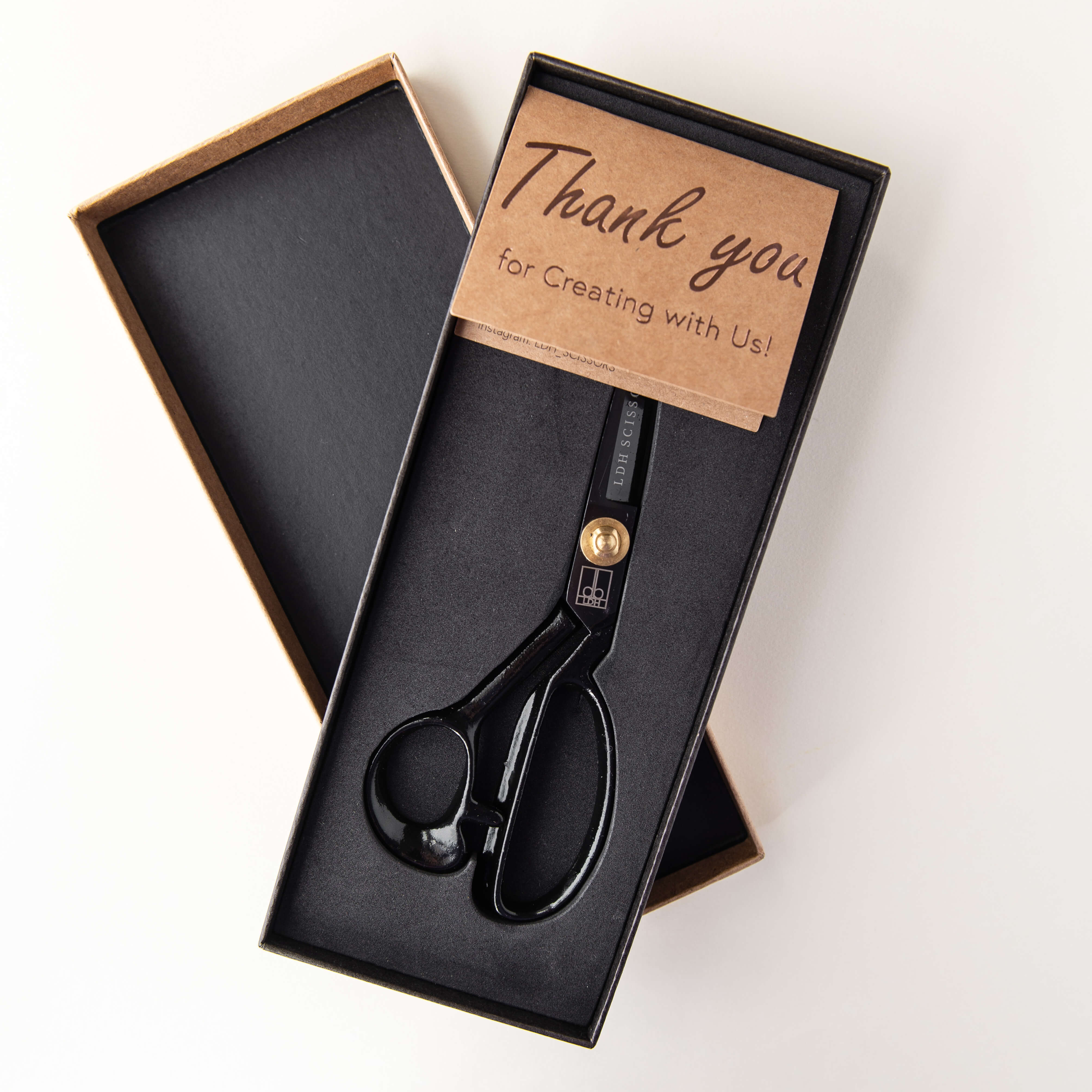 ldh 8" fabric shears in gift box